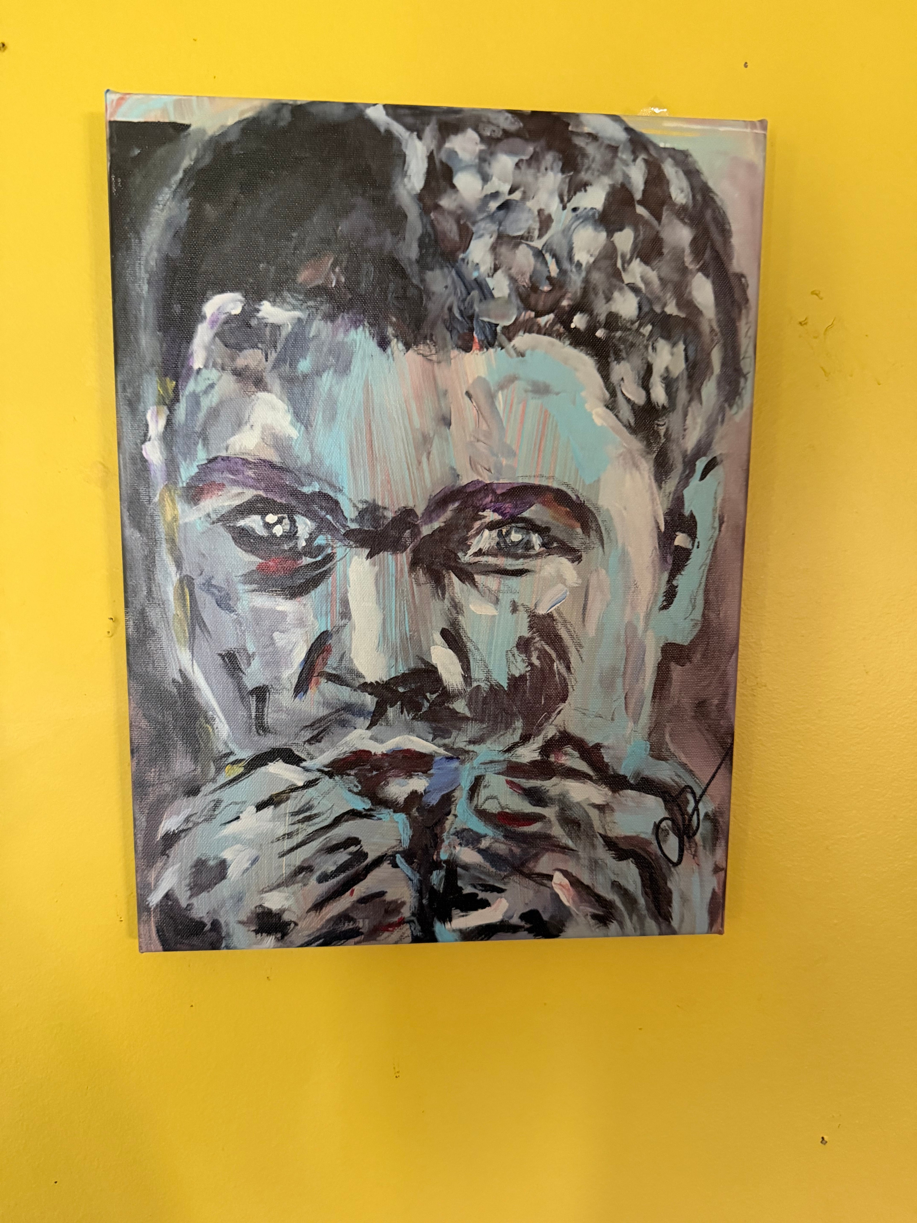 Muhammad Ali in Blue