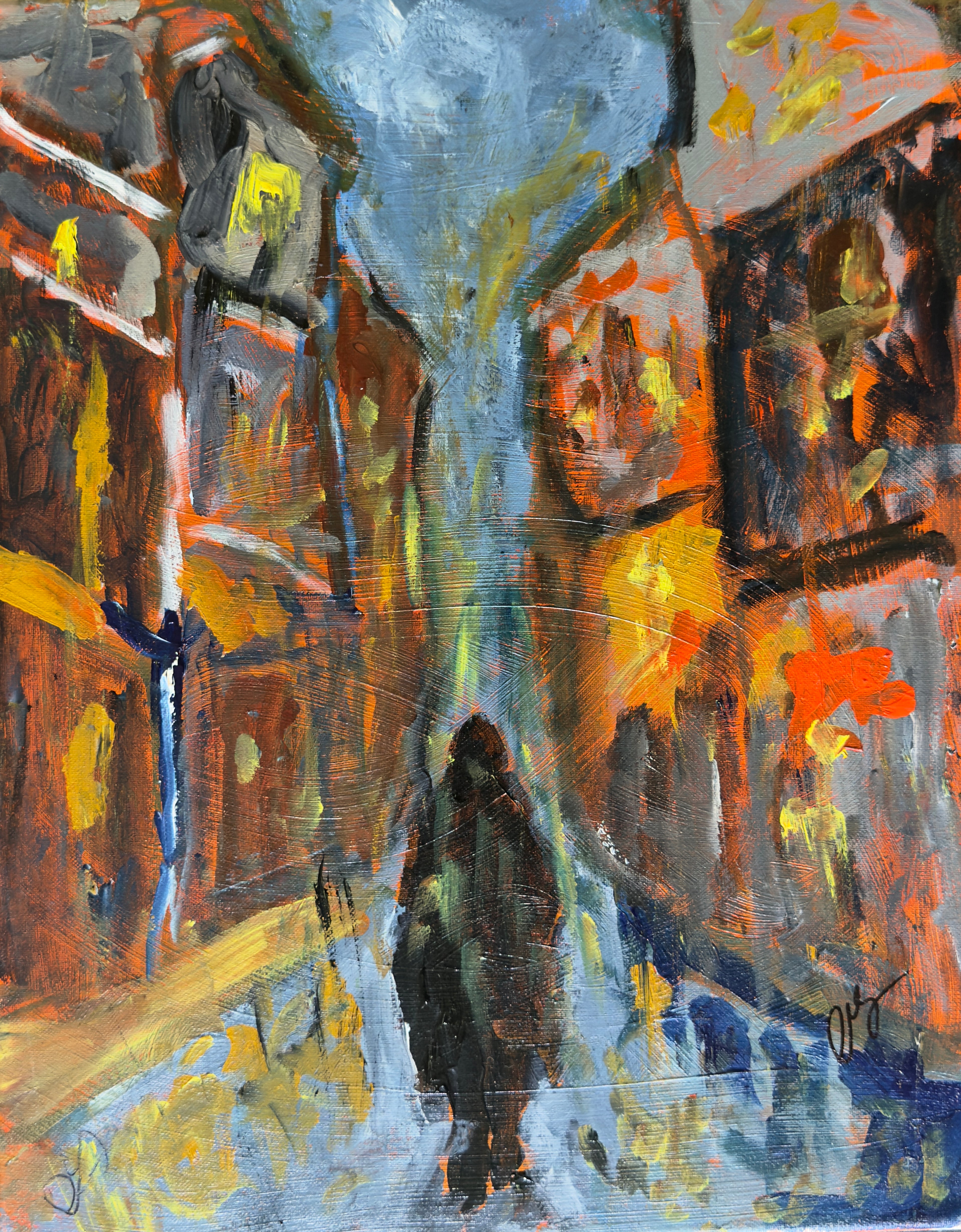City, Alone at Night