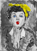 Yellow Ribbon Woman, #1 (Mono-Color Pop Art Edit) — Limited Edition Fine Art Print